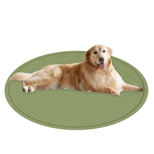 ping bu Tapete redondo lavable para perros grandes, cama de lujo para perros grandes, tapete cómodo y esponjoso, cama de dormir para mascotas, colchón para perros grandes, jumbo, medianos y pequeños