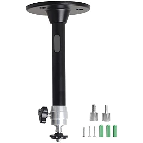 YiePhiot Mini Ceiling Wall Projector Mount Stand Compatible with QKK, DR.J, DBPOWER, Anker, VANKYO, AAXA, Jinhoo, PVO, TMY, AuKing and Most Other Mini Projector (175mm, Black) Cover
