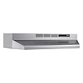 Broan Nu-Tone 4130SF Fingerprint Resistant Ductless Under-Cabinet Range Hood, 30 Inch, Stainless Finish with Print Guard