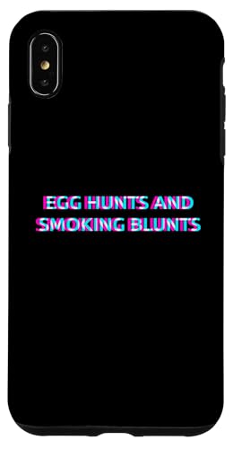 Egg Hunts And Smoking Blunts 420 Weed Cannabis Marijuana �X�}�z�P�[�X iPhone XS Max �p