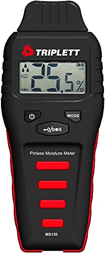 Image of Triplett MS120 Pinless Moisture Meter for Wood and Building Materials with Audible Indicator