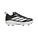Adidas Women's Adizero Instict TPU 2.0 Softball, Black/White/Silver Metallic, 8