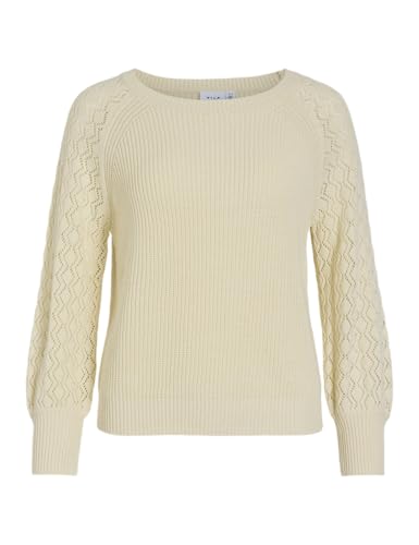 VILA Knit Visika t-shirt manches longues en maille femme chic