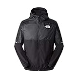 Giubbotto The North Face da uomo a tinta unita in colorazione nero con classico logo del brand sul petto e sul retro in contrasto di colore