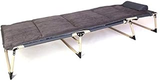 Cama Plegable Camas Plegables Cómoda Cama Individual Plegable Colchón Sillón Respaldo Ajustable Almohada Camas Plegables Individuales Color: Marrón, Tamaño: 193 * 63 * 30 CM Marrón 193 * 63 * 30CM