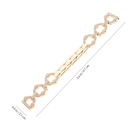 Bracelet de montre en métal strass de qualité supérieure