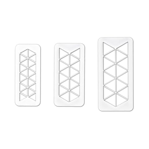 3-Pack Triangular Cookie Cutters for Baking Cover