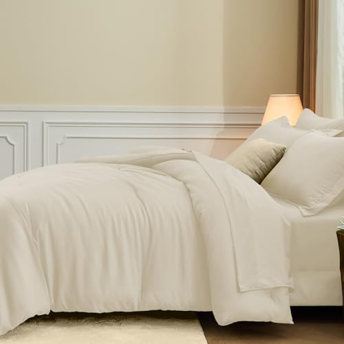 FUANNA Full Comforter Set 7 Pieces, Luxury Bed in a Bag Soft Bedding Sets by FUANNA - Used condition - Image 7
