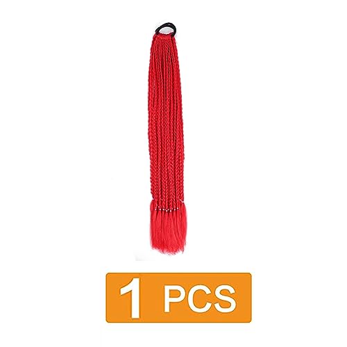 prinfantasy Braiding Hair Extensions Synthetic Braid Red Hair Extensions Curly,BZ130, GBBZ130, 24 inch - Image 2