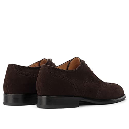 Men’s Oxfords Wingtip Full Brogues Carved Calf Shoes for Business,Casual4