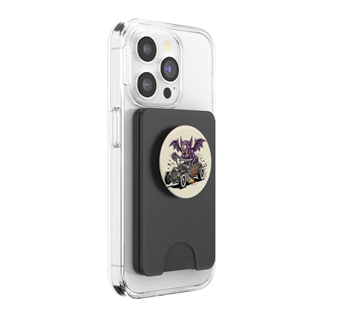 Tarjetero PopSockets PopWallet Race Car para evitar caídas 4