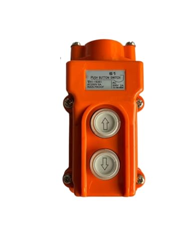 Bouton-poussoir de grue étanche COB62 contre les pannes d'humidité