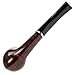 Savinelli Arcobaleno Brown 606 KS - Colorful Hand Crafted Wood Pipes, Handmade Briar Pipe From Italy, 6mm, Bent Billiard
