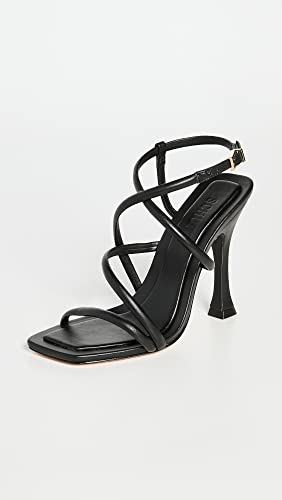 Schutz Women's Lovi Sandals, Black, 7.5 Medium Us #TOP1