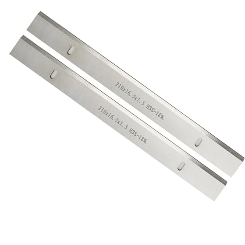 Lames de rabot HSS 210 mm en acier haute résistance Erbauer