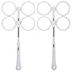 iplusmile 2 Stück Brillenausrüstung Zubehör Flipper Optometrie Optischer Testflipper Optometrieausrüstung Optometrie Testflipper Für Optometrie Optometrie Optischer Flipper Flip Linse