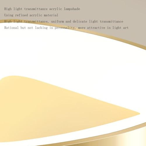 Plafonnier LED triangle moderne avec télécommande luminaire de plafond chic salon - 7