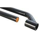 Black-Poly-Fender-Mounting-Kit-with-Amber-Reflective-End-Cap-in-The-End