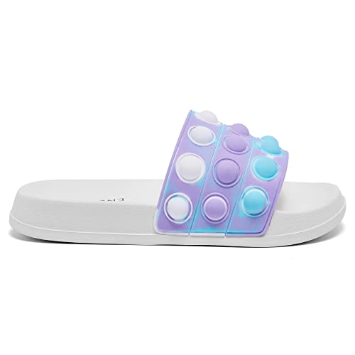 Image of Engtoy Kid Boys Girls Slides Sandals For Kid Unisex Child Slippers Lightweight Non-slip Open Toe comfort Shower Beach Funny Slide Sandals