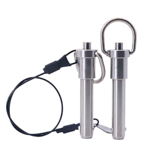 Goupille de blocage inox 12mm de diamètre à finition sphérique haut de gamme