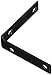 Stanley Hardware N266-484 Black 90 Degree Corner Brace, 3.50 x 0.75