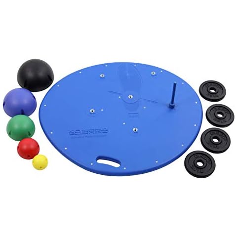 CanDo 10-1730 Multi-Axial Positioning System, Board, 5-Ball Set, 2 Weight Rods Cover