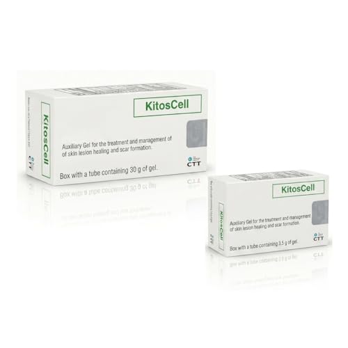 Kitoscell 33.5g Advanced Scar Treatment Gel (Verde 33.5g) Get an extra tube with 3.5g Ayuda en la curacion de lesiones cutaneas Made in Mexico