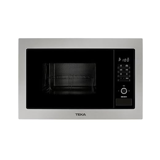 Teka MWE 255 FI Microondas de integración + Grill, 25L, Gris/ Negro, 59.5 x 41.3 x 38.8 cm