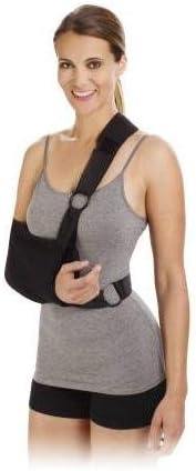 Shoulder Immobilizer Sling Cotton Poly Right/Left, Large 9x18, 1 ea