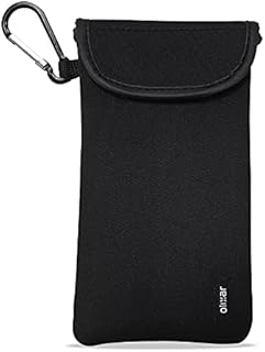Olixar Phone Sock, Universal Design - Shock & Impact Resistant Neoprene Phone Pouch with Carabiner - Ideal for Hiking & Travelling - Fits Phones up to 7 Inches
