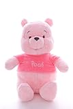 OWVVEO Pink Bear Stuffed Plush Toys 13.8' Christmas Girls Boys Gift, Soft Cotton, Pink Girl,