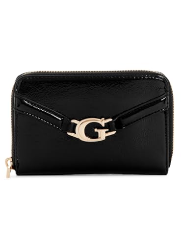 GUESS Carteira DEA com zíper médio, preta