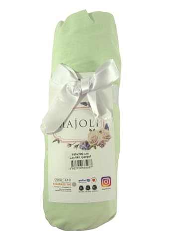 Drap-Housse 180x200 Vert Clair en pur coton renforcé d'une douceur hôtelière - 2