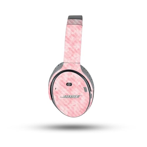 Image of MightySkins Carbon Fiber Skin Compatible with Bose QuietComfort 35 II Headphones - Cotton Cloud | Protective, Durable Textured Carbon Fiber Finish | Easy to Apply