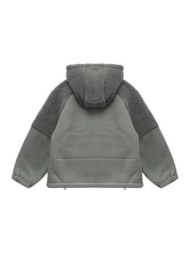 Kaerm Kids Boy's Warm Fleece Hoodies Sweatshirts Full Zip Long Sleeve Hooded Jacket Outerwear for School Wear4