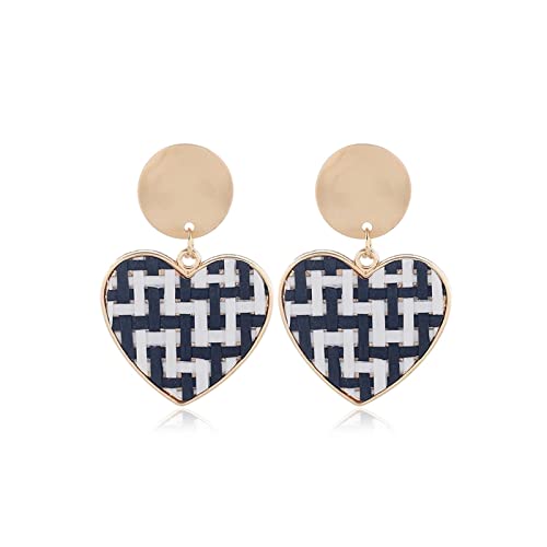 Boucles d'oreilles tissées pour femmes, l'accessoire cœur idéal pour sublimer vos looks de fête