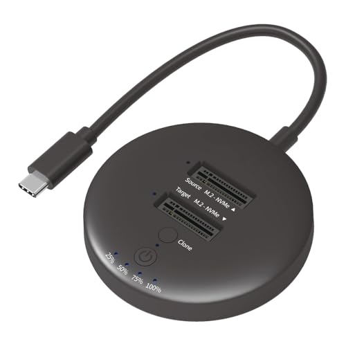 クローン対応 USB 20Gbps M.2 NVMe SSDスタンド 2スロット HDE-21
