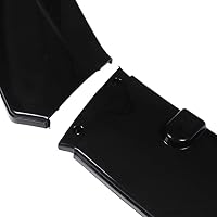 aqxreight Gloss Black első lökhárító toldat 3 részes splitter szett univerzális első spoiler autó tuning 5