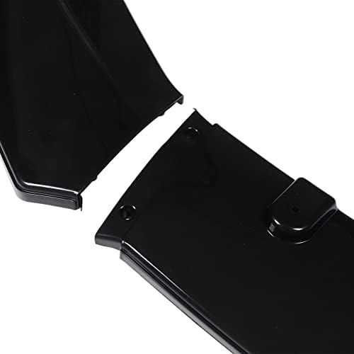 aqxreight Gloss Black első lökhárító toldat 3 részes splitter szett univerzális első spoiler autó tuning