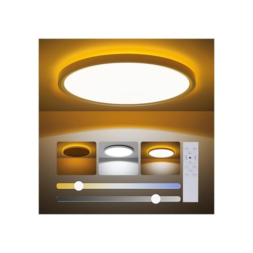 Antree LEDV[OCg 6 24W 3600lm Ԑڌ铔 VƖF t ɔ^  ͋CiCgCg dC u Rt Av Cg Ceiling Light 6 a/Q/rO//