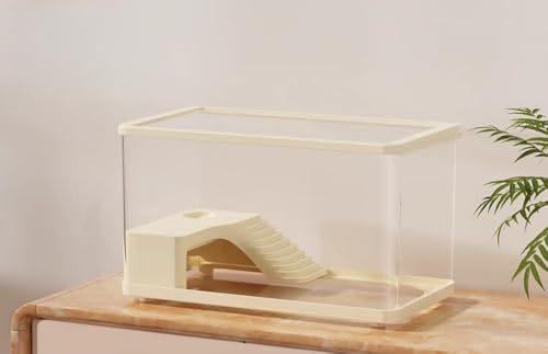 亀の飼育ケース 亀 水槽 大きい カメ用水槽 カメ 水槽 セット 爬虫類 ケージ レイアウト 造景 アクアテラリウム リクガメ 専用 水場 陸場 透明 軽量 両生飼育箱 亀ケージ 脱出防止 亀の楽園 亀 リクガメ 半水棲ガメ ボックス 排水孔 耐久性 爬虫