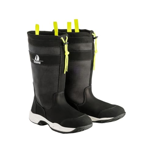 12skipper Drake Segelstiefel Offshore Boot Unisex schwarz, Größe 43