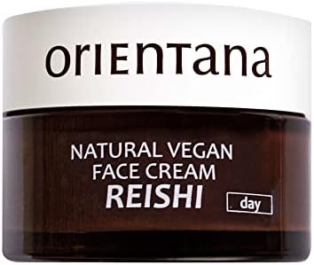 Orientana - Natural Face Day Cream Reishi | Vegan Anti Aging Anti Wrinkle Moisturiser For Women | Mature Skin & First Signs Of Aging | Dark Spots Remover | Skin Lifting & Rejuvenation - 50ml