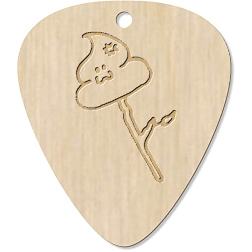 Azeeda 7 x ‘Caca sur Un bâton’ médiator/pic de Guitare (GP00026920) - Les Beatles, Paul McCartney, John Lennon, RIngo Starr, George Harrison Azeeda 7 x 'Caca sur Un bâton' médiator/pic de Guitare (GP00026920)