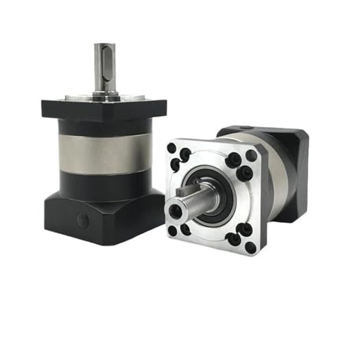 Reductor de engranajes helicoidales con motor paso a paso Nema23 y caja de engranajes planetarios for máquinas textiles servo de 200 W, 400 W y 600 W.(8mm for 57 Stepper,Ratio 10 to 1)
