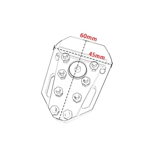 Levier frein extension pedale de remplacement pour moto