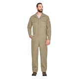 Picture of Bulwark Men's Big & Tall Flame Resistant 4.5 oz Nomex IIIA Premium Coverall, Tan, 48 Long
