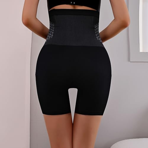Short Sculptant et Brule Graisse 4 en 1 Culotte Gainante Taille Haute Sans Couture Femme Body Shaper Ventre Plat et Fesses Remontées Thermogénique Brûleur Respirant Et Antidérapant Slip Modelant Doux – vue 4