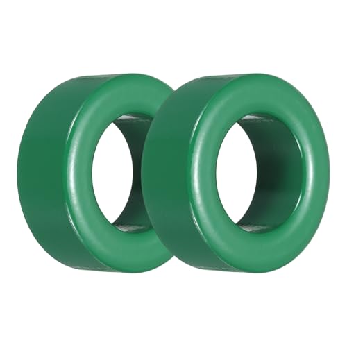 Clips de cable de supresión de ruido RFI EMI sourcing map ferrita toroidal 38mm verde 2 uds