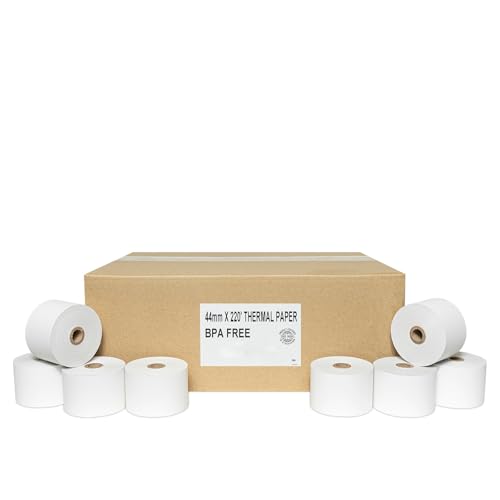 PosPaperRoll 44mm x 220' Thermal Paper 25 Rolls